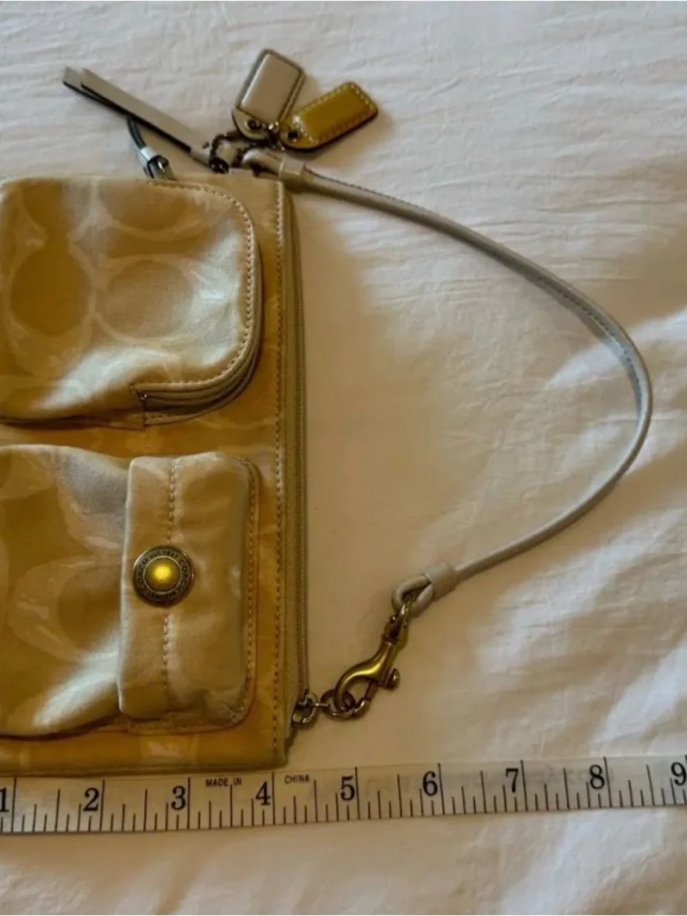 Coach compact wristlet